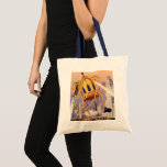 Vintage Science Fiction Alien War Invasion Octopus Tote Bag