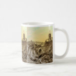 Vintage Science Fiction Aliens Planet Construction Coffee Mug
