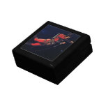 Vintage Science Fiction Astronaut in Outer Space Jewelry Box