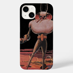 Vintage Science Fiction Astronaut Shake Hand Alien Case-Mate iPhone 14 Case