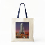 Vintage Science Fiction, Astronauts Beetle Aliens Tote Bag