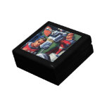 Vintage Science Fiction Astronauts Fixing a Robot Jewelry Box