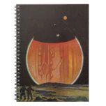 Vintage Science Fiction, Astronauts on Ganymede Notebook