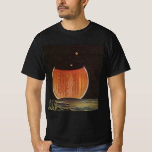 Vintage Science Fiction, Astronauts on Ganymede T-Shirt