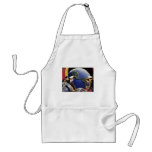 Vintage Science Fiction Astronauts Orbiting Earth Adult Apron