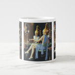 Vintage Science Fiction Beauty Salon Spa Manicures Giant Coffee Mug