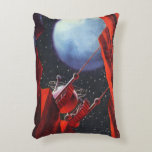 Vintage Science Fiction, Canyon Space Moon Rover Accent Pillow