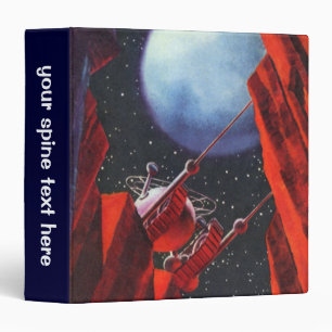 Vintage Science Fiction, Canyon Space Moon Rover Binder