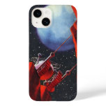 Vintage Science Fiction, Canyon Space Moon Rover Case-Mate iPhone 14 Case