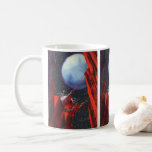 Vintage Science Fiction, Canyon Space Moon Rover Coffee Mug