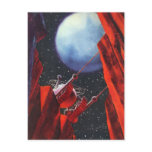 Vintage Science Fiction, Canyon Space Moon Rover Postcard