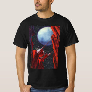 Vintage Science Fiction, Canyon Space Moon Rover T-Shirt