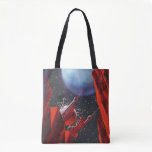 Vintage Science Fiction, Canyon Space Moon Rover Tote Bag