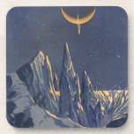 Vintage Science Fiction, Crescent Moon Snow Planet Coaster