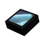 Vintage Science Fiction, Earth at Night with Stars Keepsake Box
