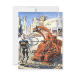 Vintage Science Fiction Futuristic City Alien Wars Cards