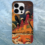 Vintage Science Fiction Futuristic City Flying Car Case-Mate iPhone 14 Pro Case