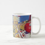 Vintage Science Fiction, Futuristic New York City Coffee Mug