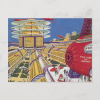 Vintage Science Fiction, Futuristic New York City