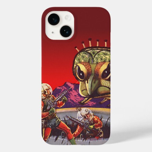 Vintage Science Fiction Giant Centipede Insect War Case_Mate iPhone 14 Case