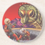 Vintage Science Fiction Giant Centipede Insect War Drink Coaster