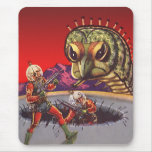 Vintage Science Fiction Giant Centipede Insect War Mouse Pad