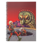 Vintage Science Fiction Giant Centipede Insect War Notebook