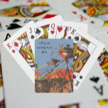 Vintage Science Fiction HG Wells War of the Worlds Poker Cards