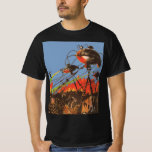 Vintage Science Fiction HG Wells War of the Worlds T-Shirt