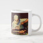 Vintage Science Fiction, Laboratory Mad Scientist Giant Coffee Mug