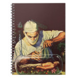Vintage Science Fiction, Laboratory Mad Scientist Notebook