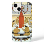 Vintage Science Fiction, Labratory Scientists Eat Case-Mate iPhone 14 Case
