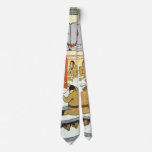 Vintage Science Fiction, Labratory Scientists Eat Tie