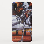 Vintage Science Fiction Military Robot Soldiers iPhone XR Case