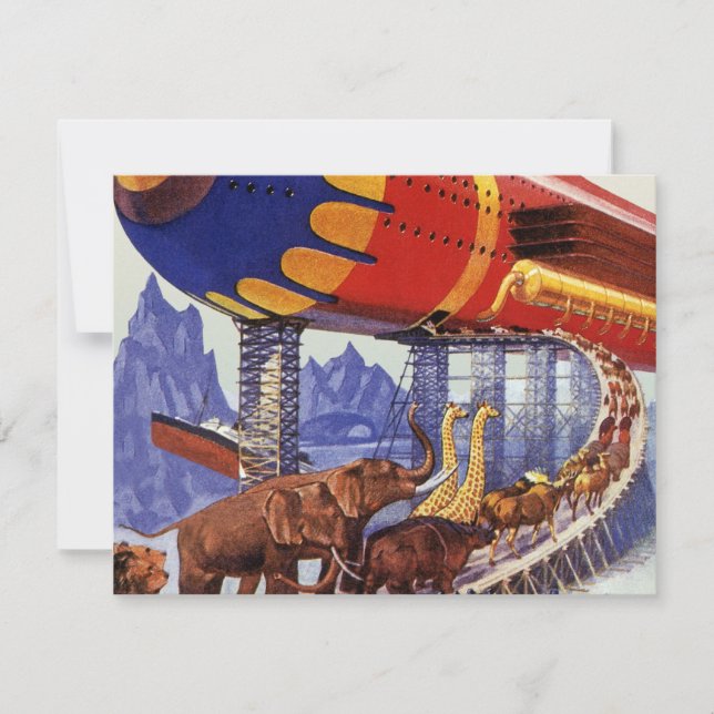 Vintage Science Fiction, Noah's Ark Wild Animals (Front)