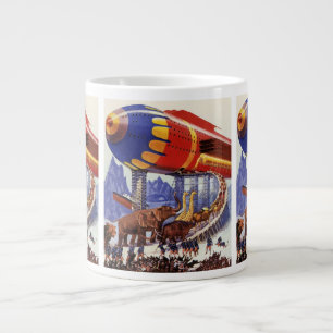Vintage Science Fiction, Noah's Ark Wild Animals Large Coffee Mug