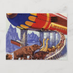 Vintage Science Fiction, Noah's Ark Wild Animals Postcard