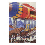 Vintage Science Fiction, Noah's Ark Wild Animals Towel