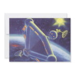 Vintage Science Fiction Orbiting Space Station Cards