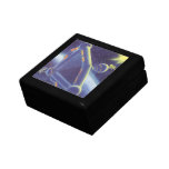Vintage Science Fiction Orbiting Space Station Jewelry Box