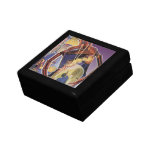 Vintage Science Fiction Robot with Laser Beam Eyes Keepsake Box