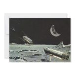 Vintage Science Fiction, Rocket Ships Moon Planets