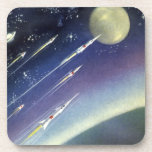 Vintage Science Fiction Rockets in Space by Planet Coaster