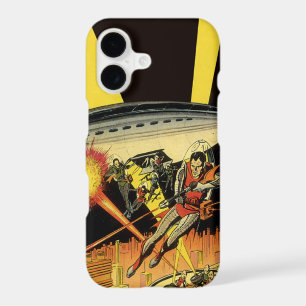 Vintage Science Fiction, Sci Fi Aliens from UFO iPhone 17 Case