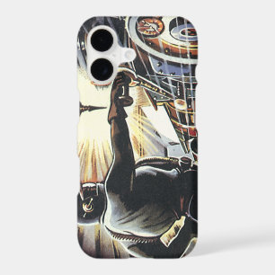 Vintage Science Fiction Sci Fi Futuristic Machines iPhone 17 Case