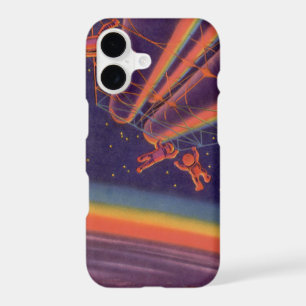 Vintage Science Fiction, Sci Fi Rainbow Astronauts iPhone 17 Case