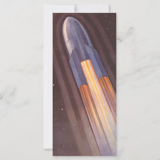 Vintage Science Fiction Space Ship Rockets (Front)