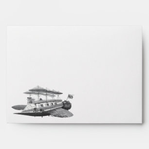 Vintage Science Fiction Steampunk Airship Eclipse Envelope