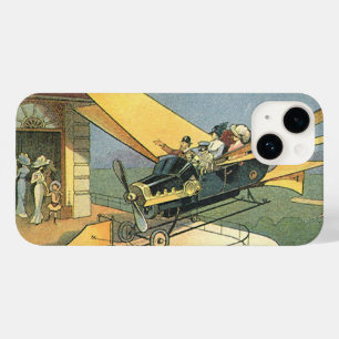 Vintage Science Fiction Steampunk Convertible Car Case-Mate iPhone 14 Case