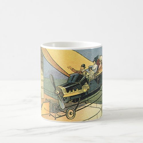 Vintage Science Fiction Steampunk Convertible Car Coffee Mug